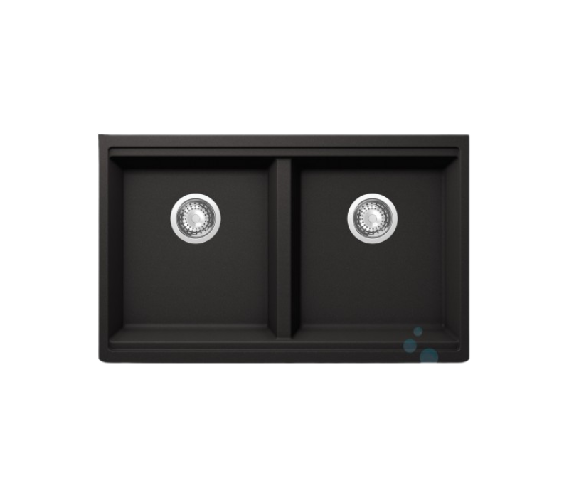 The Adour Granite Double Undermount Equal Bowl Kitchen Sink