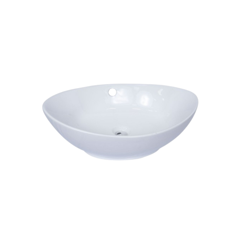 Porcelain Oval Vessel Bathroom Sink